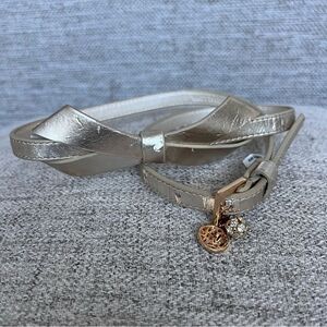 Lilly Pulitzer Metallic Leather Belt